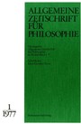 Allgemeine Zeitschrift für Philosophie: Heft 2.1/1977