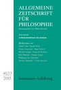 Allgemeine Zeitschrift für Philosophie: Artikulationsformen des Denkens - Heft 40.2/2015