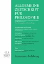 Allgemeine Zeitschrift für Philosophie: Heft 47.3/2022