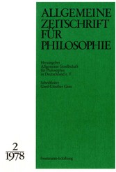 Allgemeine Zeitschrift für Philosophie: Heft 3.2/1978