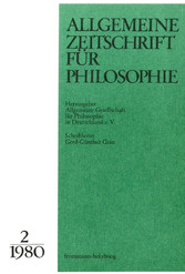 Allgemeine Zeitschrift für Philosophie: Heft 5.2/1980