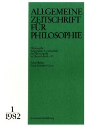 Allgemeine Zeitschrift für Philosophie: Heft 7.1/1982