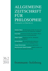 Allgemeine Zeitschrift für Philosophie: Heft 36.2/2011